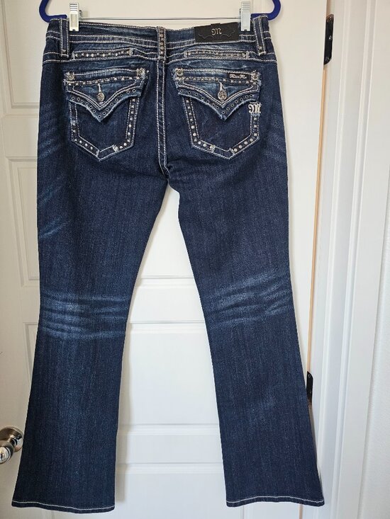 Miss Me Denim - Miss Me Jeans DK BLUE 30/ Short Inseam 32 Model #JP7231BV